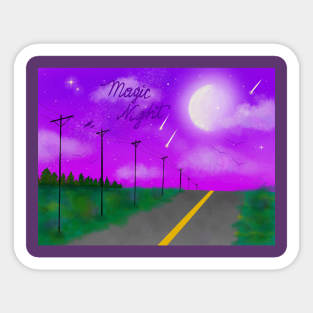 Magic Night Sticker